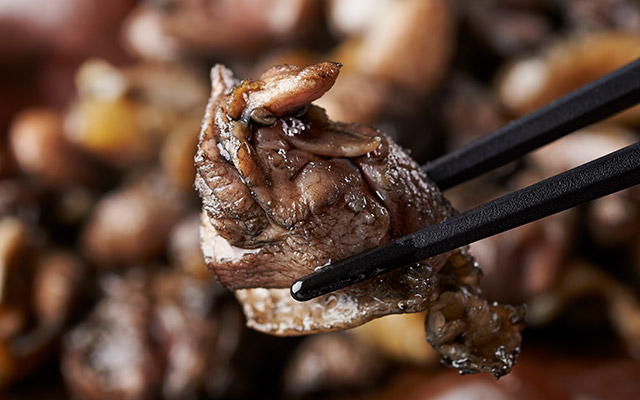 ももの炭火焼き